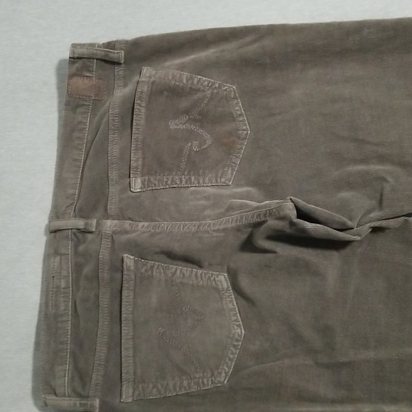 AG The Angel Boot Cut Corduroy Pants Olive - Picture 12 of 16